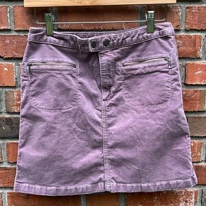 Mossimo Supply Co Mauve Corduroy Mini Skirt Size 4